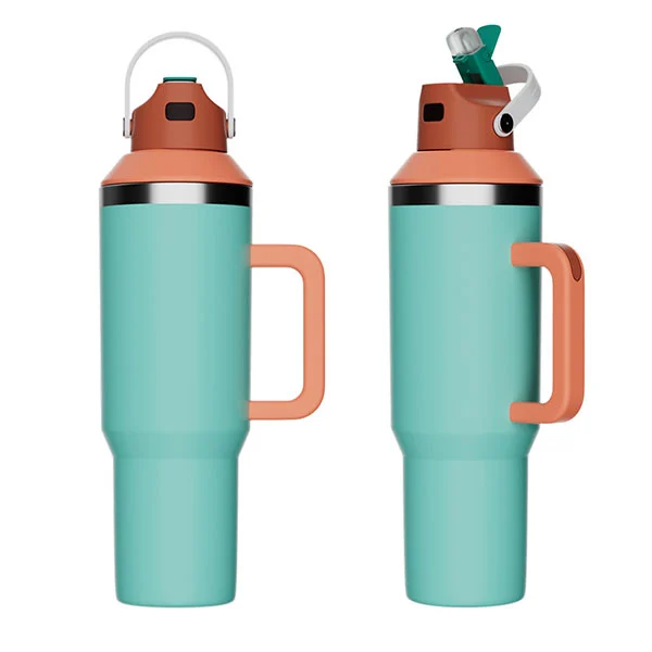 Tat adaptörü ile 40 oz paslanmaz çelik buz bardağı bardağı