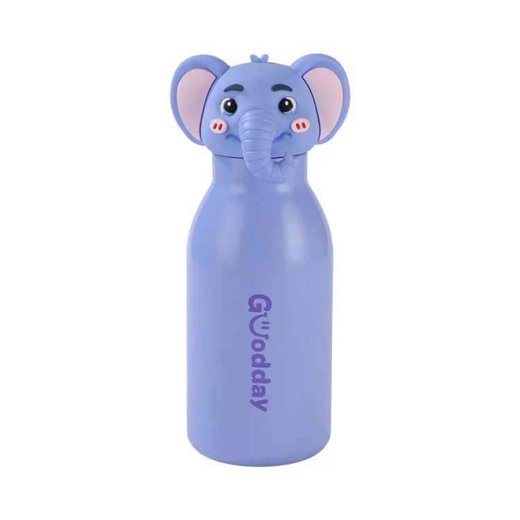 450ml Karikatür Kafa Çocuk Paslanmaz Çelik Su Bardağı